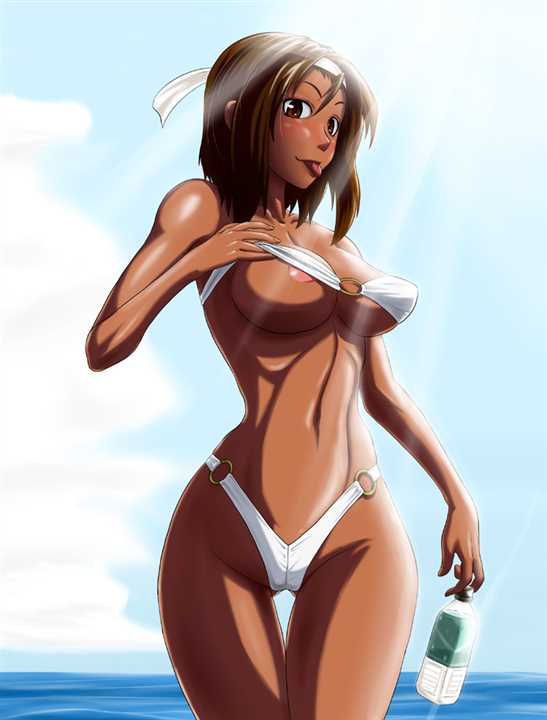 fd3f 1284 - [褐色肌/日焼け] 褐色肌が魅力的な女の子の二次エロ画像・エロイラスト part26