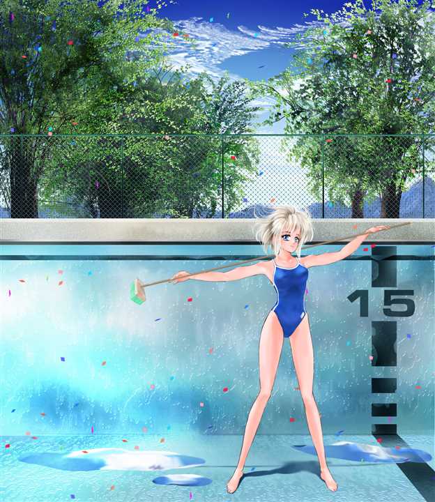 suku 2527 - [スクール水着] 身体のラインがくっきり Hで可愛いスク水姿の女の子の二次エロ画像・エロイラスト part51