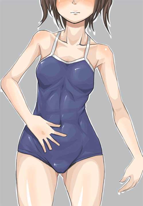 suku 2666 - [スクール水着] 身体のラインがくっきり Hで可愛いスク水姿の女の子の二次エロ画像・エロイラスト part54