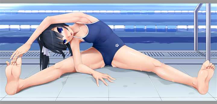 suku 2689 - [スクール水着] 身体のラインがくっきり Hで可愛いスク水姿の女の子の二次エロ画像・エロイラスト part54