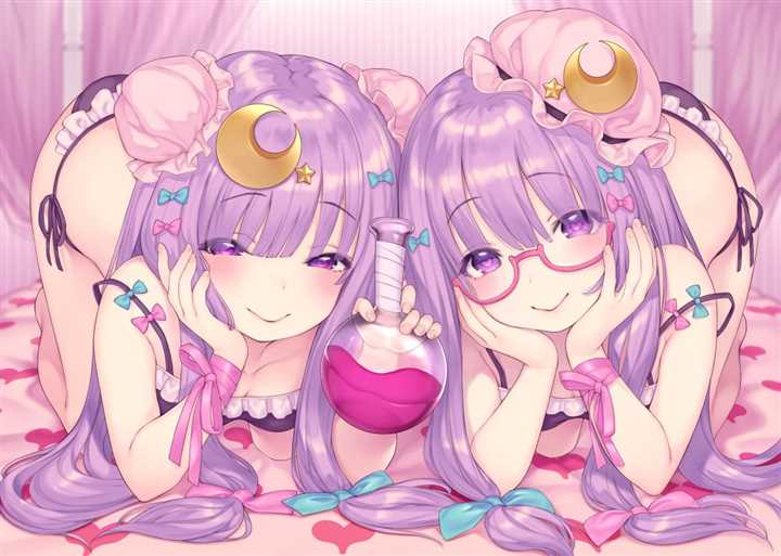 x 136 - [紫髪] どこか不思議な雰囲気が漂う紫色の髪の毛の女の子たちのエッチな二次エロ画像・エロイラスト part03
