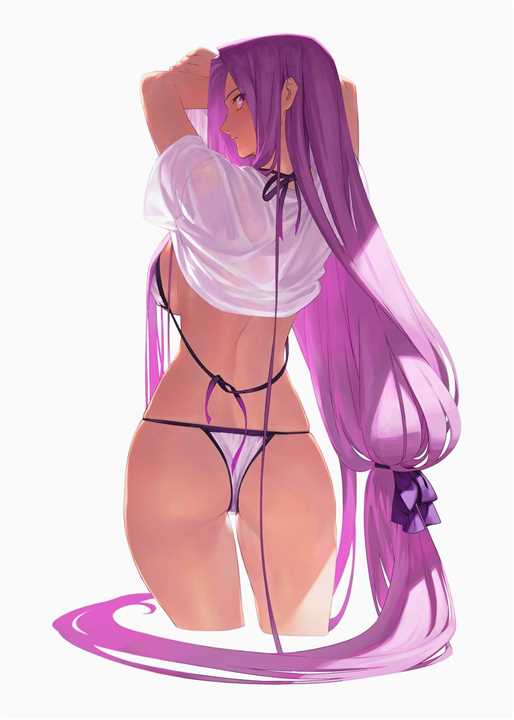 x 14 - [紫髪] どこか不思議な雰囲気が漂う紫色の髪の毛の女の子たちのエッチな二次エロ画像・エロイラスト part01